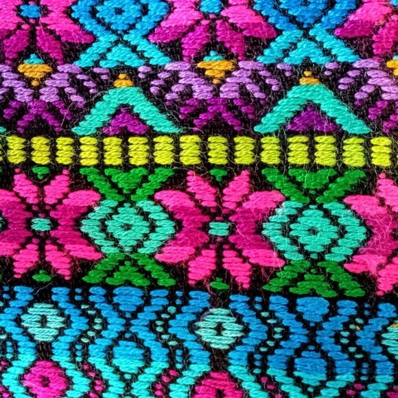 Handmade Guatemala Multicolor Cotton Metallic Vest - Picture 4 of 7